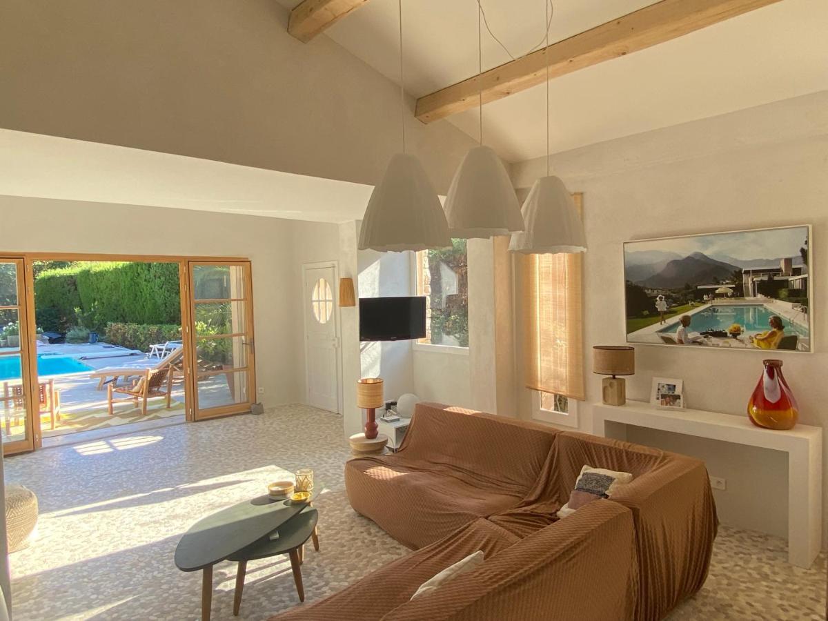 Lovely "Provence" Villa With Sea View, Private Heated Pool, Airco And Beautiful Garden Grimaud Eksteriør billede