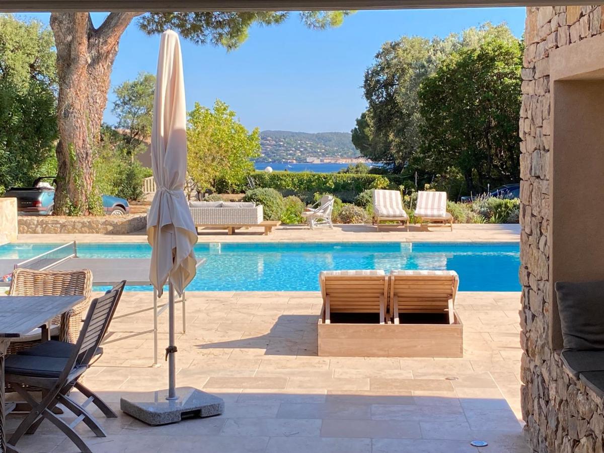 Lovely "Provence" Villa With Sea View, Private Heated Pool, Airco And Beautiful Garden Grimaud Eksteriør billede