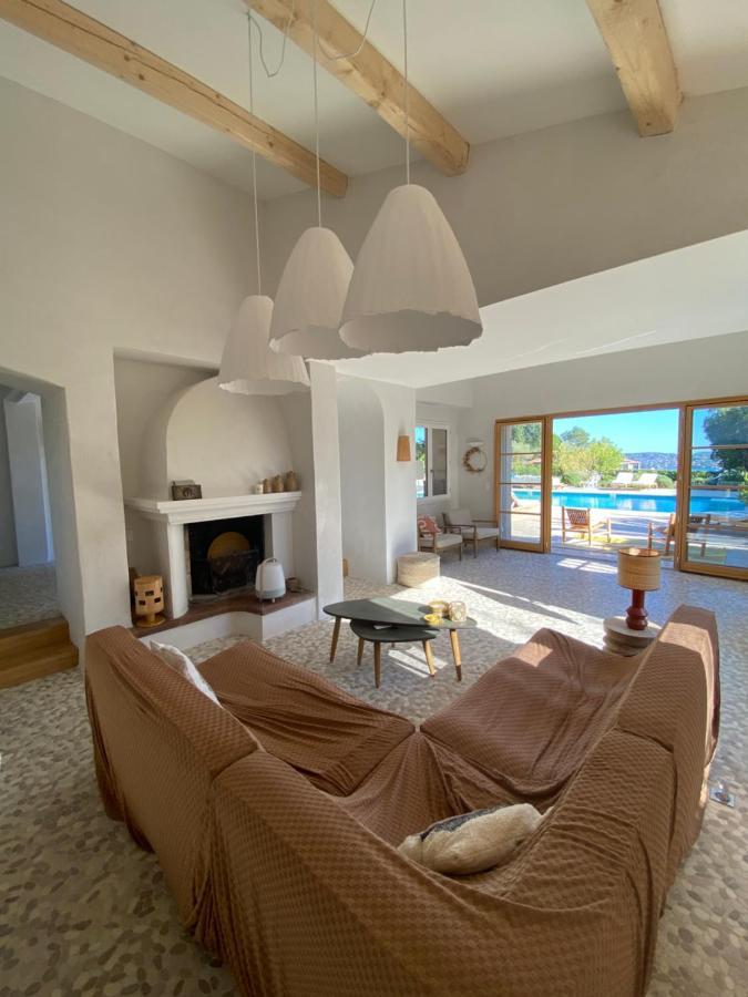 Lovely "Provence" Villa With Sea View, Private Heated Pool, Airco And Beautiful Garden Grimaud Eksteriør billede
